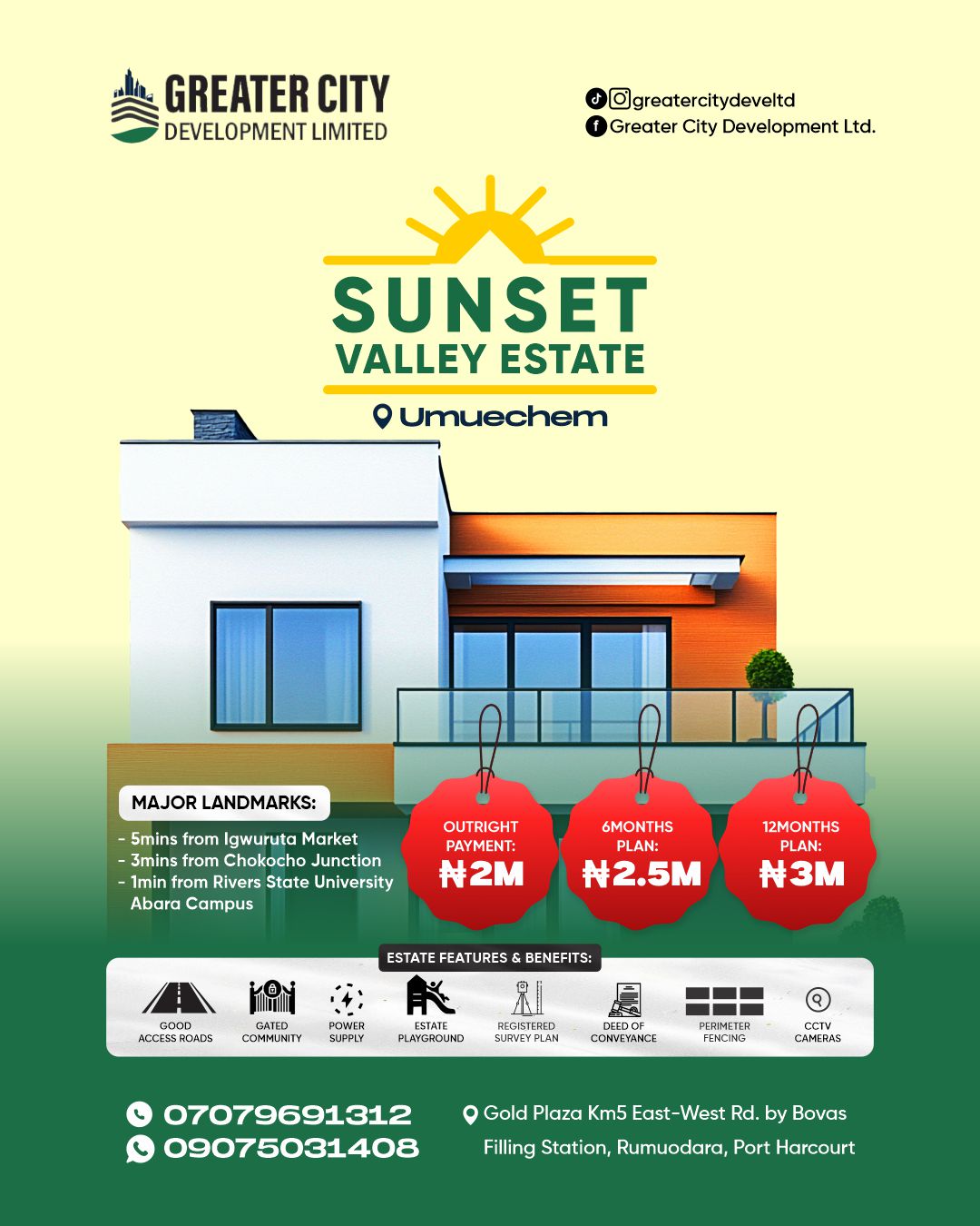 Greater City Development estate environment